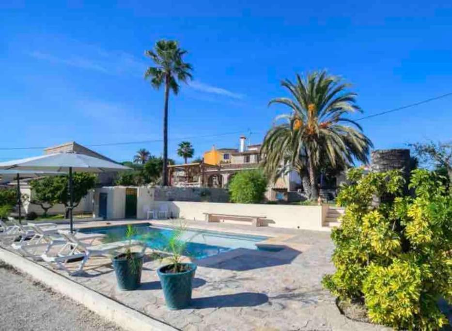 Lovely Appartment 'Solana' With Big Garden, Nice Pool テウラーダ エクステリア 写真