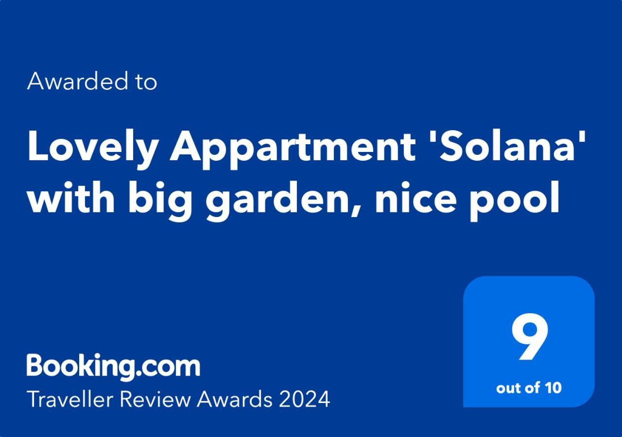 Lovely Appartment 'Solana' With Big Garden, Nice Pool テウラーダ エクステリア 写真